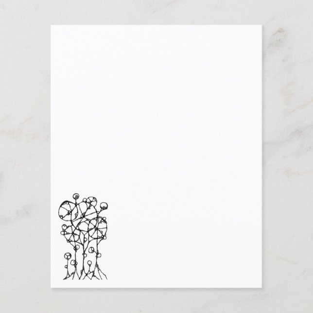 Handmalerei - Abstrakte Baumgruppe 1 (Vorderseite)