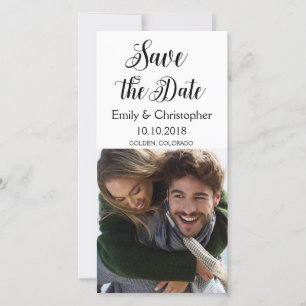 Handmit buchstaben gekennzeichnetes Skript, das Save The Date