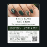 Handmodell, Nageltechniker, Nagelsalon Flyer<br><div class="desc">Handmodell,  Nageltechniker,  Nagelstudio-Flyer für Werbung im Nagelsalon beim Visitenkarten-Store.</div>