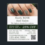 Handmodell, Nageltechniker, Nagelsalon Flyer<br><div class="desc">Handmodell,  Nageltechniker,  Nagelstudio-Flyer für Werbung im Nagelsalon beim Visitenkarten-Store.</div>