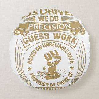 Handontravera Rundes Kissen