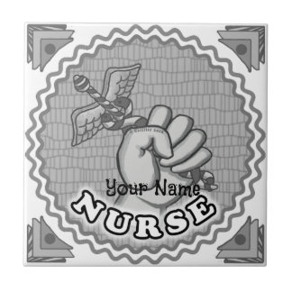 Handpfleger Caduceus Fliese