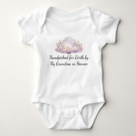 Handpicked for Earth by Grandma in Heaven Memorial Baby Strampler