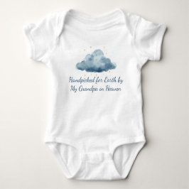 Handpicked for Earth by Grandpa in Heaven Memorial Baby Strampler