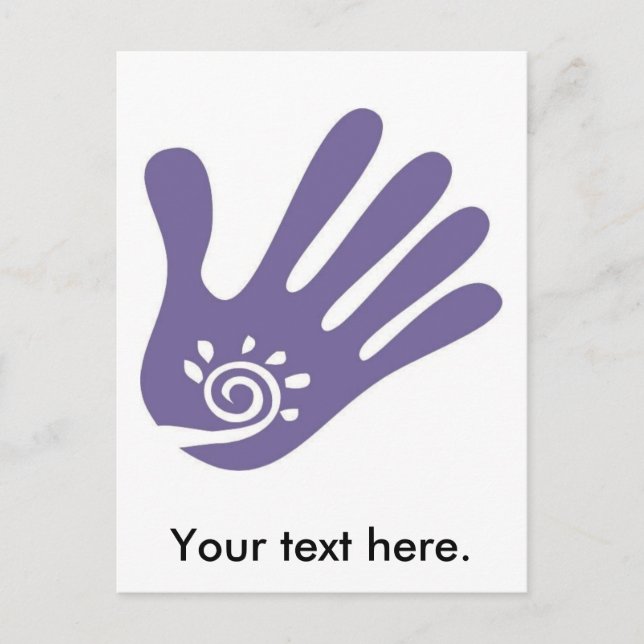 Handpostkarte Postkarte (Vorderseite)