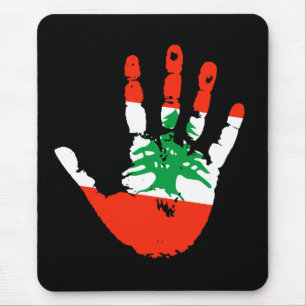 Handprint für Libanon Mousepad