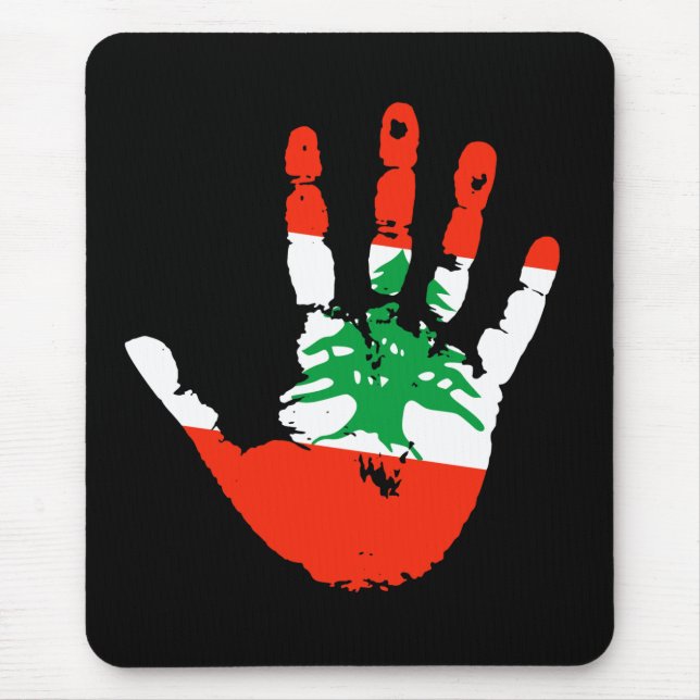 Handprint für Libanon Mousepad (Vorne)