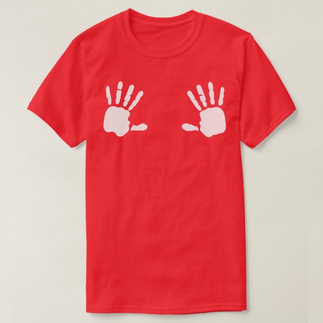 Handprint Touch mir Geschenk T-Shirt (Design vorne)