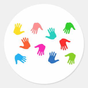 Handprints Aufkleber