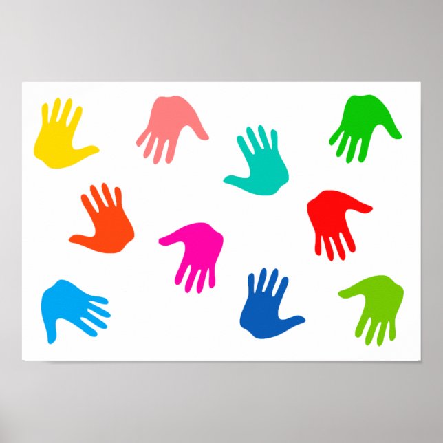 Handprints Poster (Vorne)