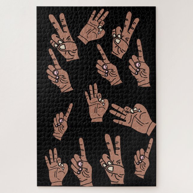 Handpuzzle Puzzle (Vertikal)