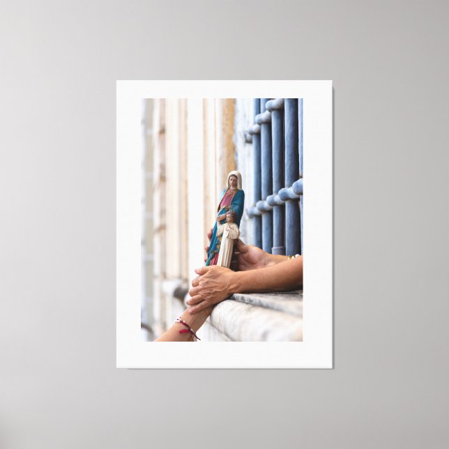 Hands of Devotion Leinwanddruck (Vorderseite)