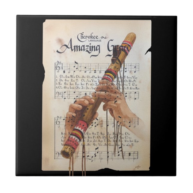 Hands of the Music Maker Juwelry Keepake Box Fliese (Vorderseite)