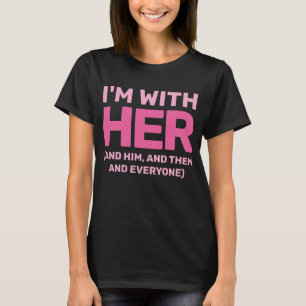 Hands Off Movement Ich bin mit ihrem LGBTQ Zivile T-Shirt