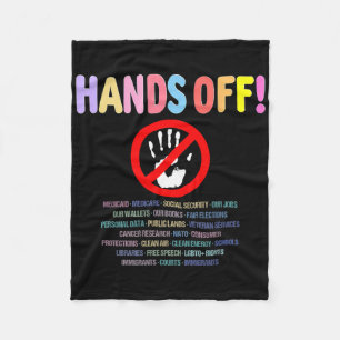 Hands Off Protest 2025 Fleecedecke