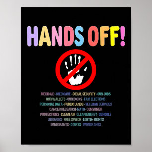 Hands Off Protest 2025 Poster