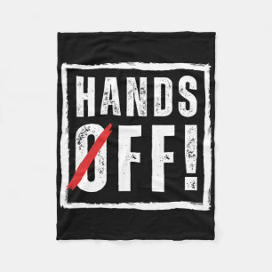 Hands Off Protest 5. April Widerstand Anti Trump Fleecedecke