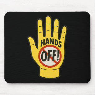 Hands Off Protest 5. April Widerstand Anti Trump Mousepad