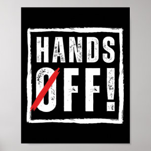 Hands Off Protest 5. April Widerstand Anti Trump Poster