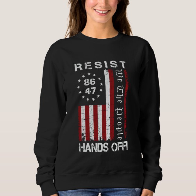 Hands Off Protest 86 47 8647 Protest Rett D Sweatshirt (Vorderseite)