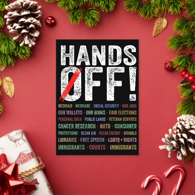 Hands Off Protest Acryleinladungen (Insitu (Feiertag))