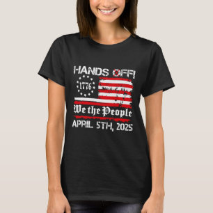 Hands Off Protest Samstag, 5. April US-Flagge Männ T-Shirt