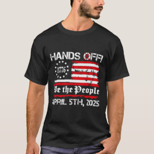Hands Off Protest Samstag, 5. April US-Flagge Männ T-Shirt