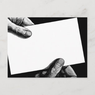 "Hands-On"-Postkarte Postkarte