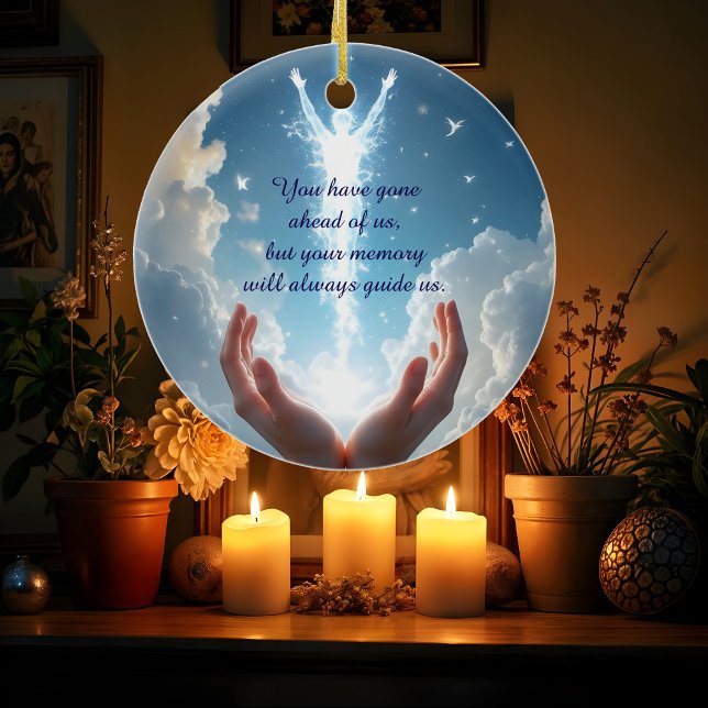 Hands Set the Soul Free, You have gone sympathy  Keramik Ornament (Von Creator hochgeladen)