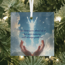 Hands Set the Soul Free, You have gone sympathy Ornament Aus Glas