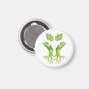 Hands Stammbaumwurzeln Liebe Appreciation Artwork Magnet