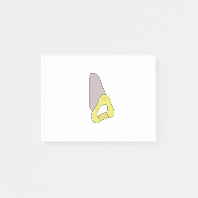 Handsäge Post-it Klebezettel (Vorderseite)