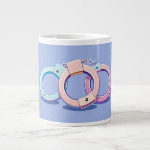 Handschellen Jumbo-Tasse
