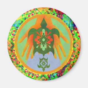 Handschildkröten-Magnet Magnet