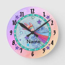 Handschloss Runde Wanduhr