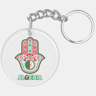Handschlüsselanhänger der algerischen Flagge Schlüsselanhänger