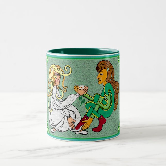 Handschnelle Hochzeit Zweifarbige Tasse (Mittel)