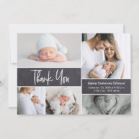 Handschrift Foto Collage Moderne Babydusche