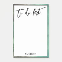 Handschrift für die Liste der braun grünen Grenzen