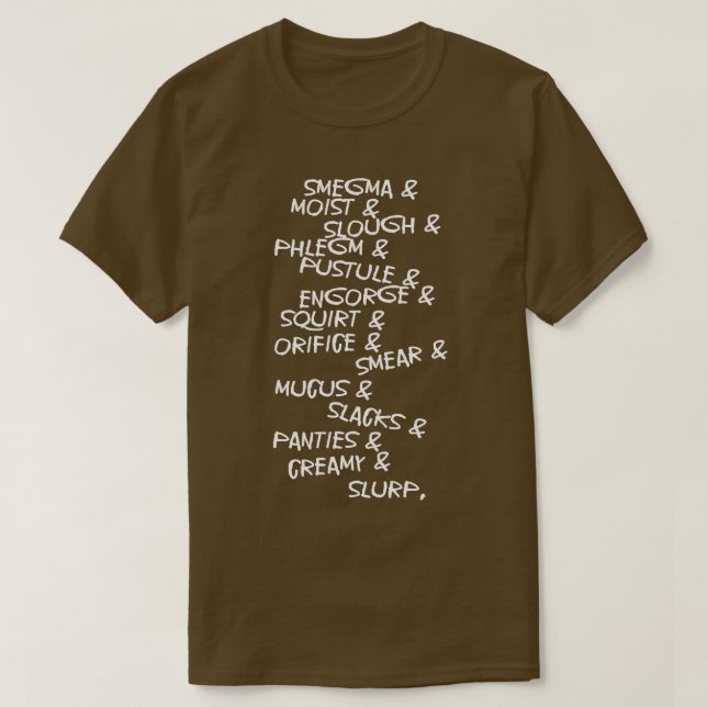 Handschrift für Gross-Sounding-Wörter T-Shirt (Design vorne)