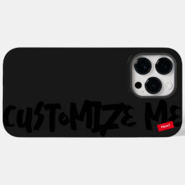 Handschrift für schwarze Tone-on-Tone-Marker Case-Mate iPhone 14 Pro Max Hülle