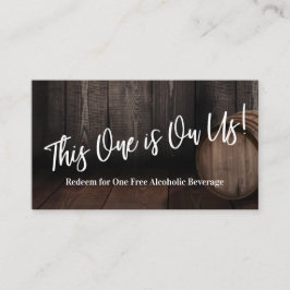 Handschrift Holzhackentrink Begleitkarte