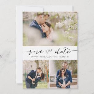 Handschrift mit Bildern   Save the Date