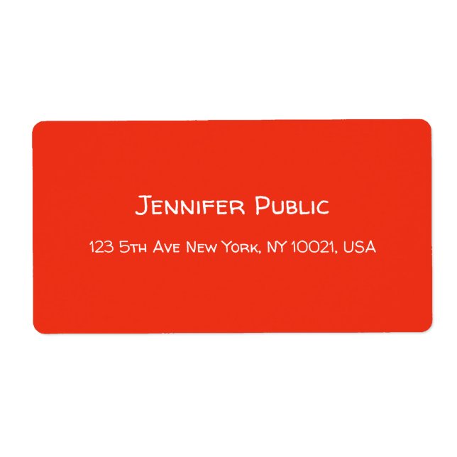 Handschrift Red White Template Weihnachtsversand (Vorne)