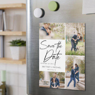 Handschrift Save the Date Magnetkarte