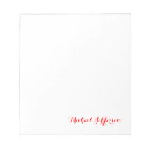 Handschrift Schrift Elegant Einfach Rot Weiß