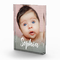 Handschrift Script Baby Girl Name Vertikales Foto