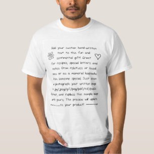 Handschrift T-Shirt