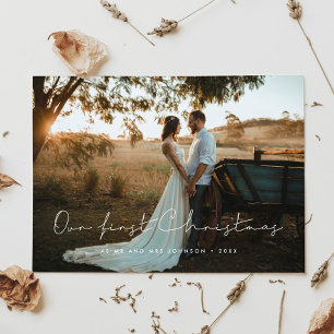 Handschriftlich Minimalistisch Unsere ersten Weihn Einladung