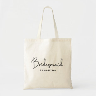 Handschriftliche Unterschrift Personalisierte Brau Tragetasche